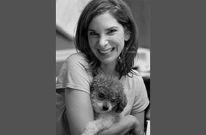 Andrea Appel with her puppy